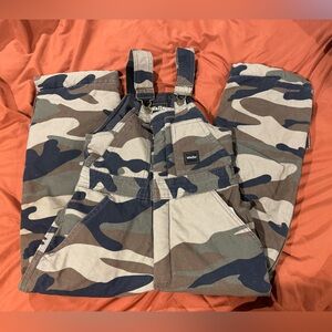 Walls Tough Wear insulated coveralls with Black and Tan